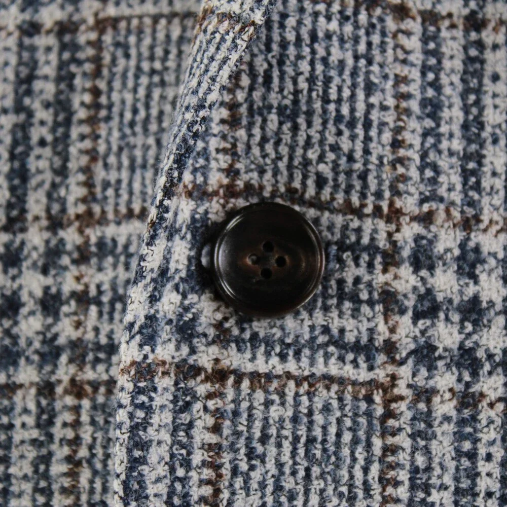 Luigi Bianchi Sartoria NWT Wool Blend Sport Coat/Jacket Size 50R (40R US) Blue